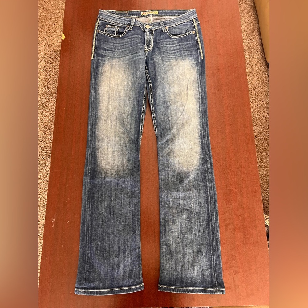 BKE Women's Boot Cut Jeans - Classic Blue